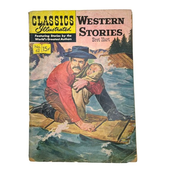 Classic Illustrated Comic 62 Western Stories Bret Hart 1949 - Picture 1 of 2